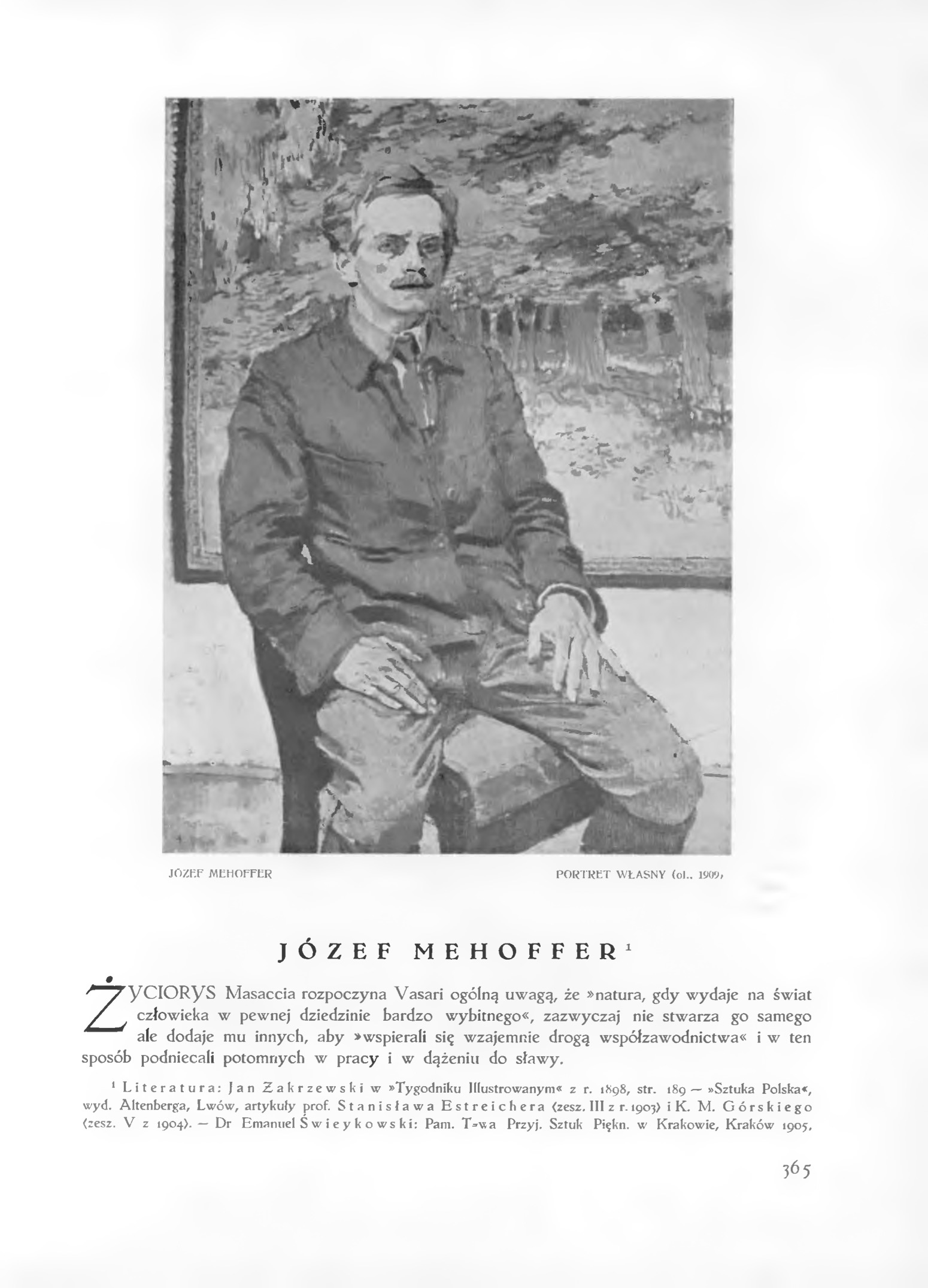 Photo montrant Jozef Mehoffer\'s realisations in the St Nicholas Collegiate Church in Freiburg and the Armenian Cathedral in Lviv