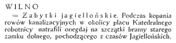 Нижній замок у Вільнюсі