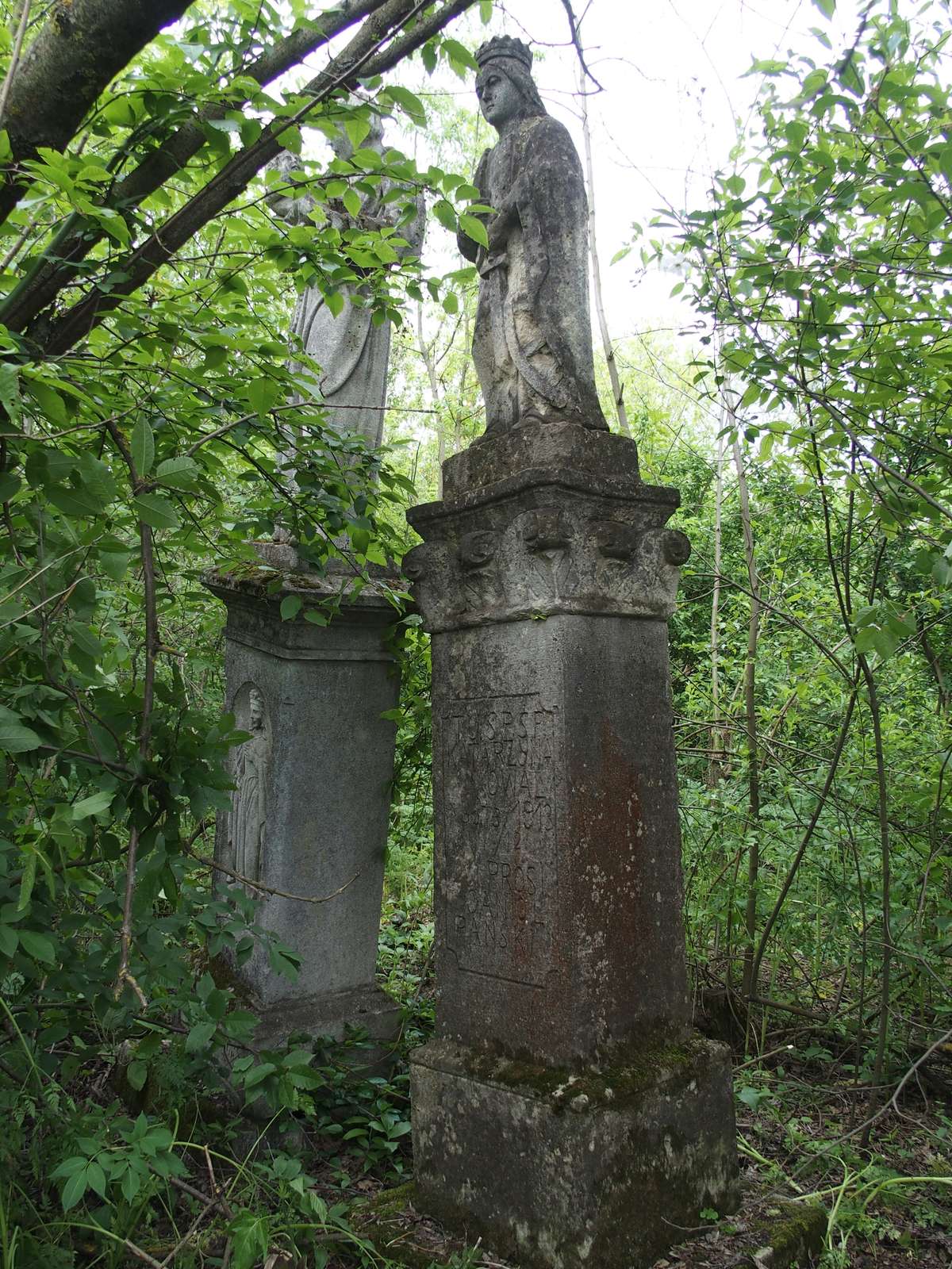 Tombstone of Catherine [...]smith in Draganovka cemetery