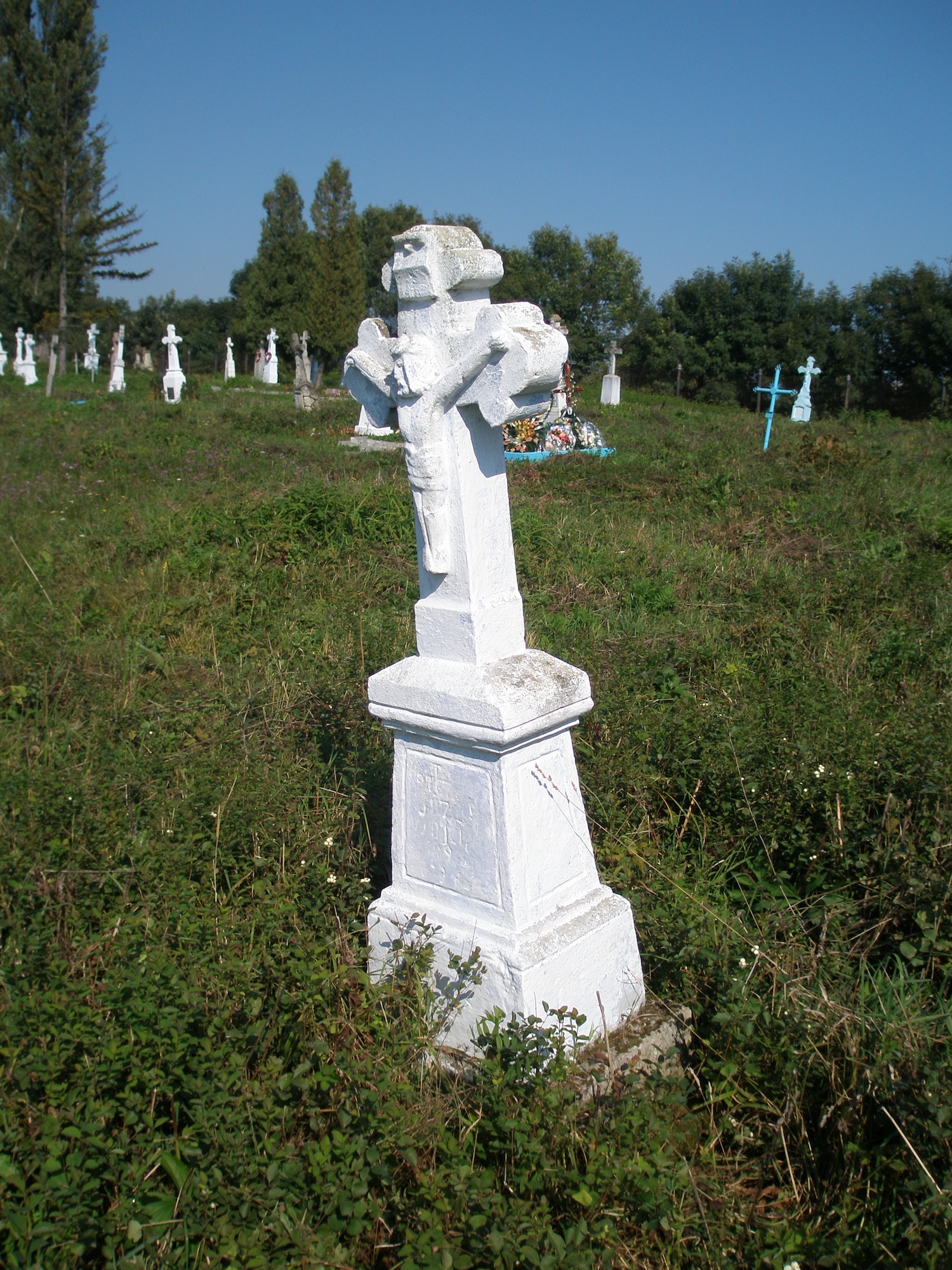 Nagrobek Józefa Wójcika, cmentarz w Baryszu, stan z 2006 r.