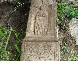 Nagrobek Bronisława [.n..]bała na cmentarzu w Draganówce