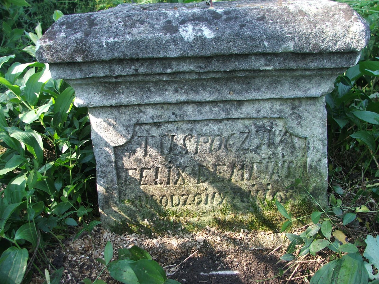 Tombstone of Feliks Demeinski, Zbarazh cemetery, sector 01b