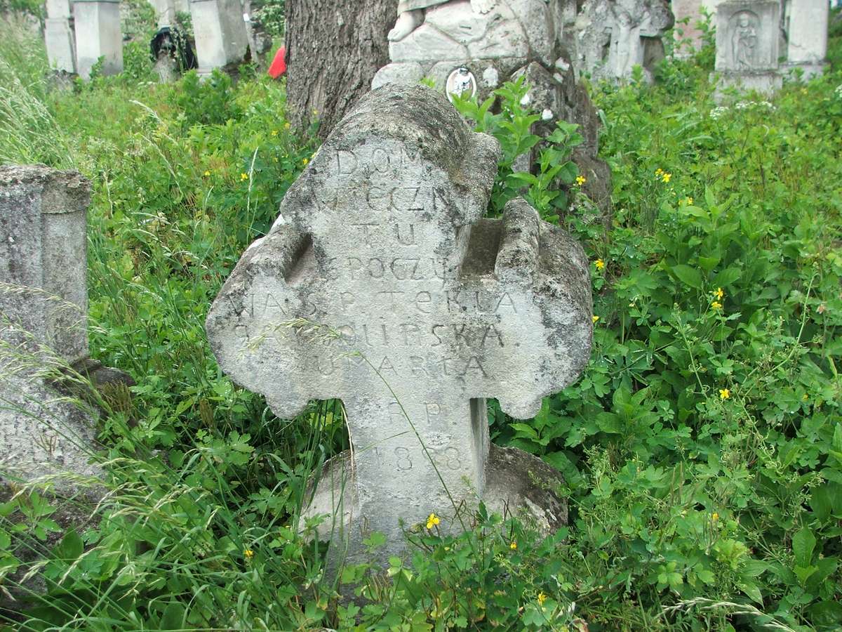 Nagrobek Tekli Gatgolińskiej, cmentarz w Zbarażu, sektor 02a
