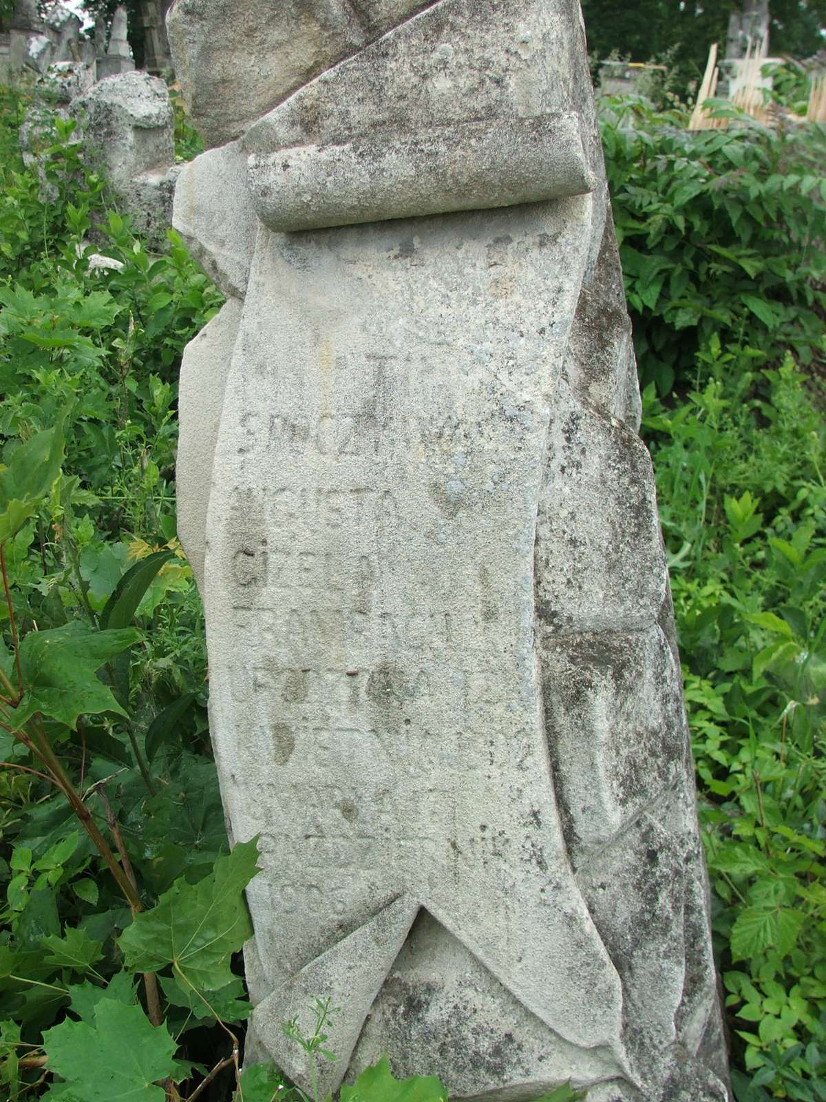 Tombstone of Augusta Frambach, Zbarazh cemetery, sector 02a