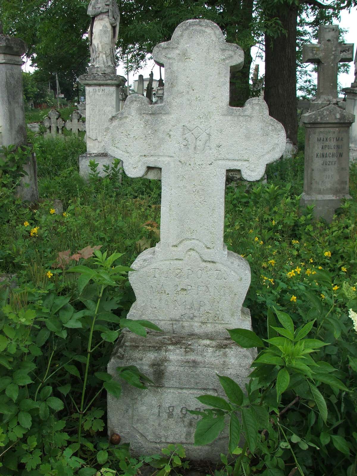 Nagrobek N. Kopca, cmentarz w Zbarażu, sektor 02a