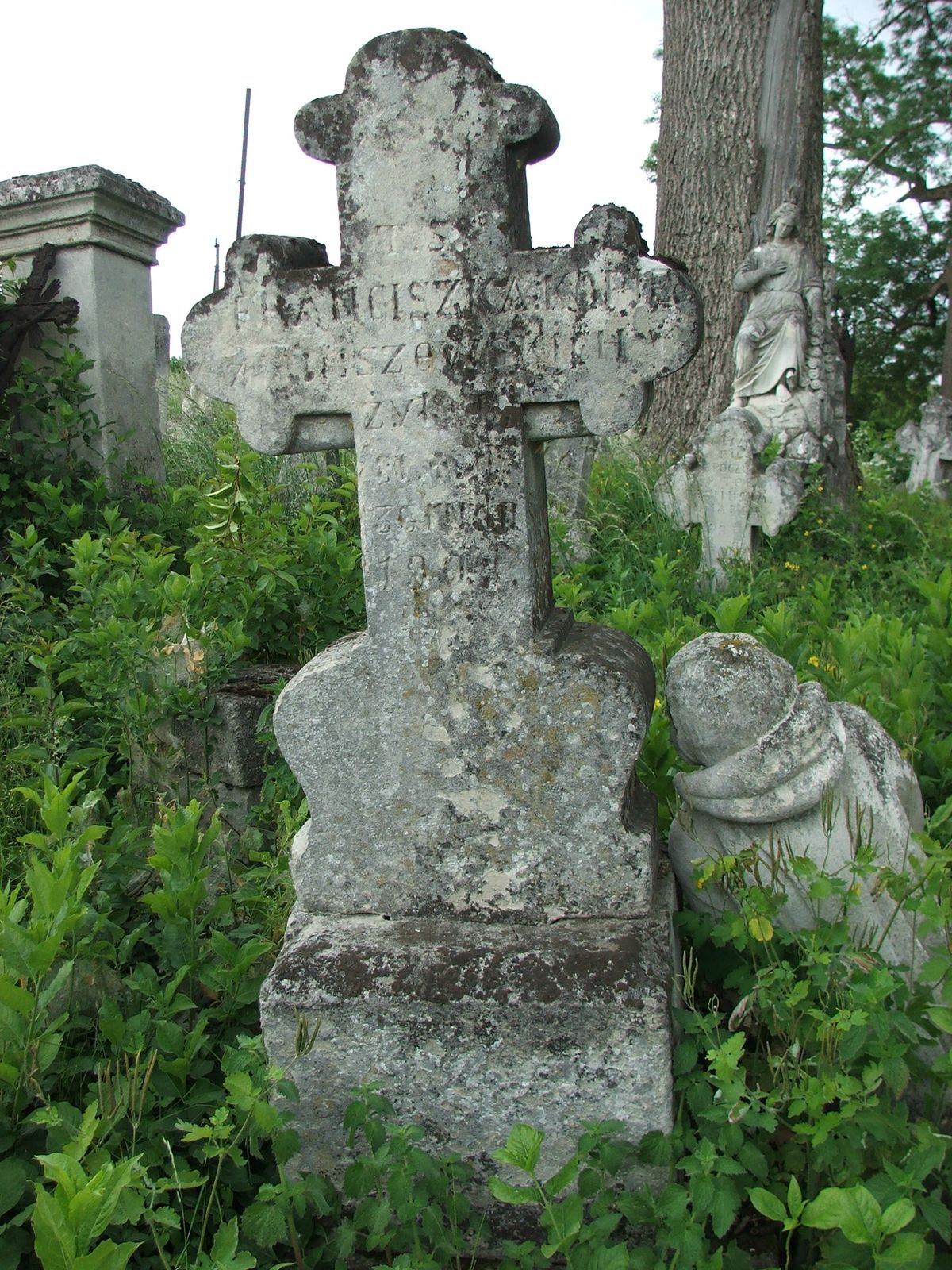 Tombstone of Franciszka Kopiec, Zbarazh cemetery, sector 02a
