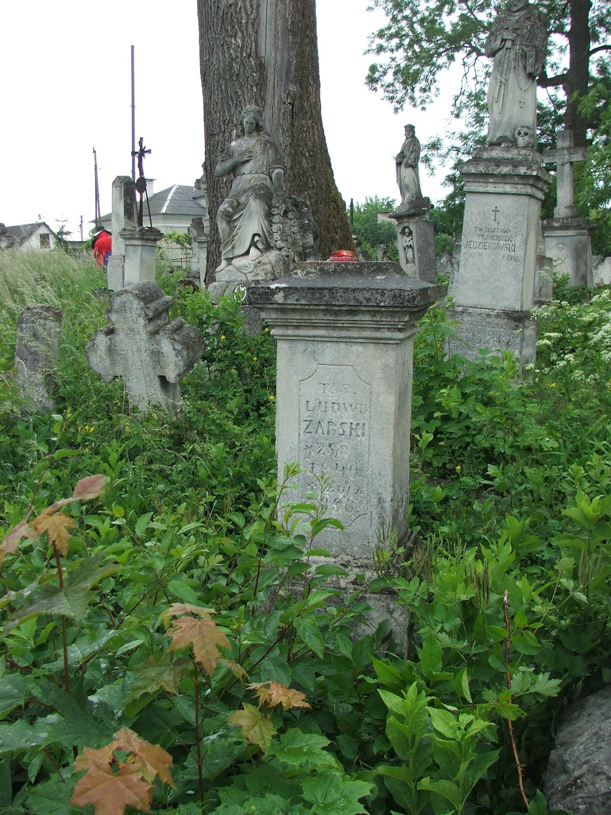 Tombstone of Ludwik Żabski, Zbarazh cemetery, sector 02a