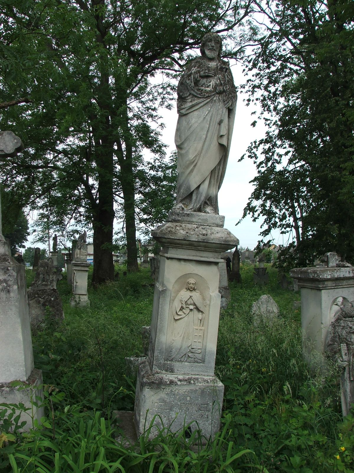 Tombstone of Jozef Frydel, Zbarazh cemetery, sector 02a