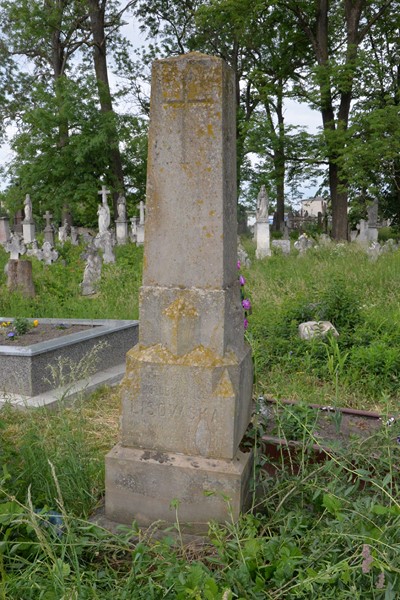 Nagrobek Seweryny Lisowskiej, cmentarz w Zbarażu, sektor 03a