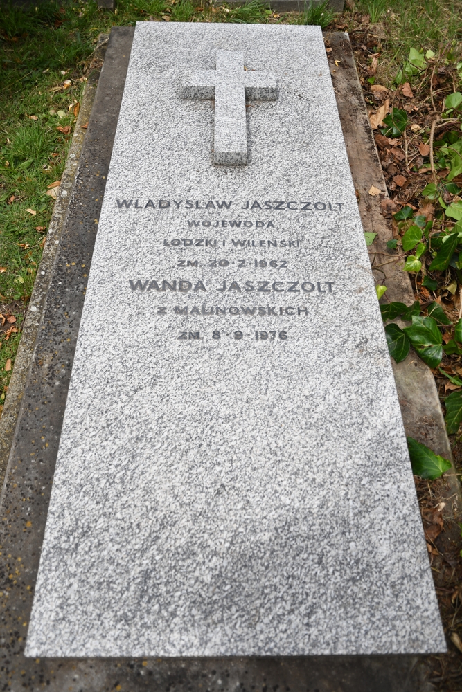 Nagrobek Władysława Jaszczołta, South Ealing Cemetery, Londyn