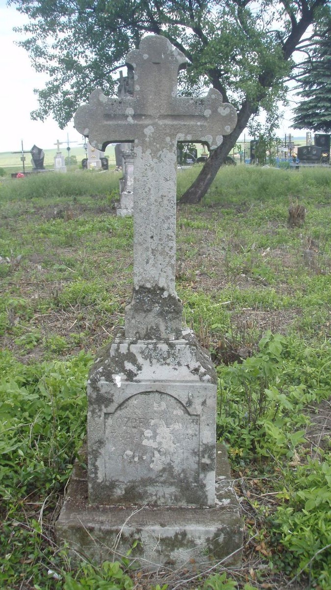 Tombstone of Józef Galant, Czernielow Mazowiecki cemetery, cemetery 1