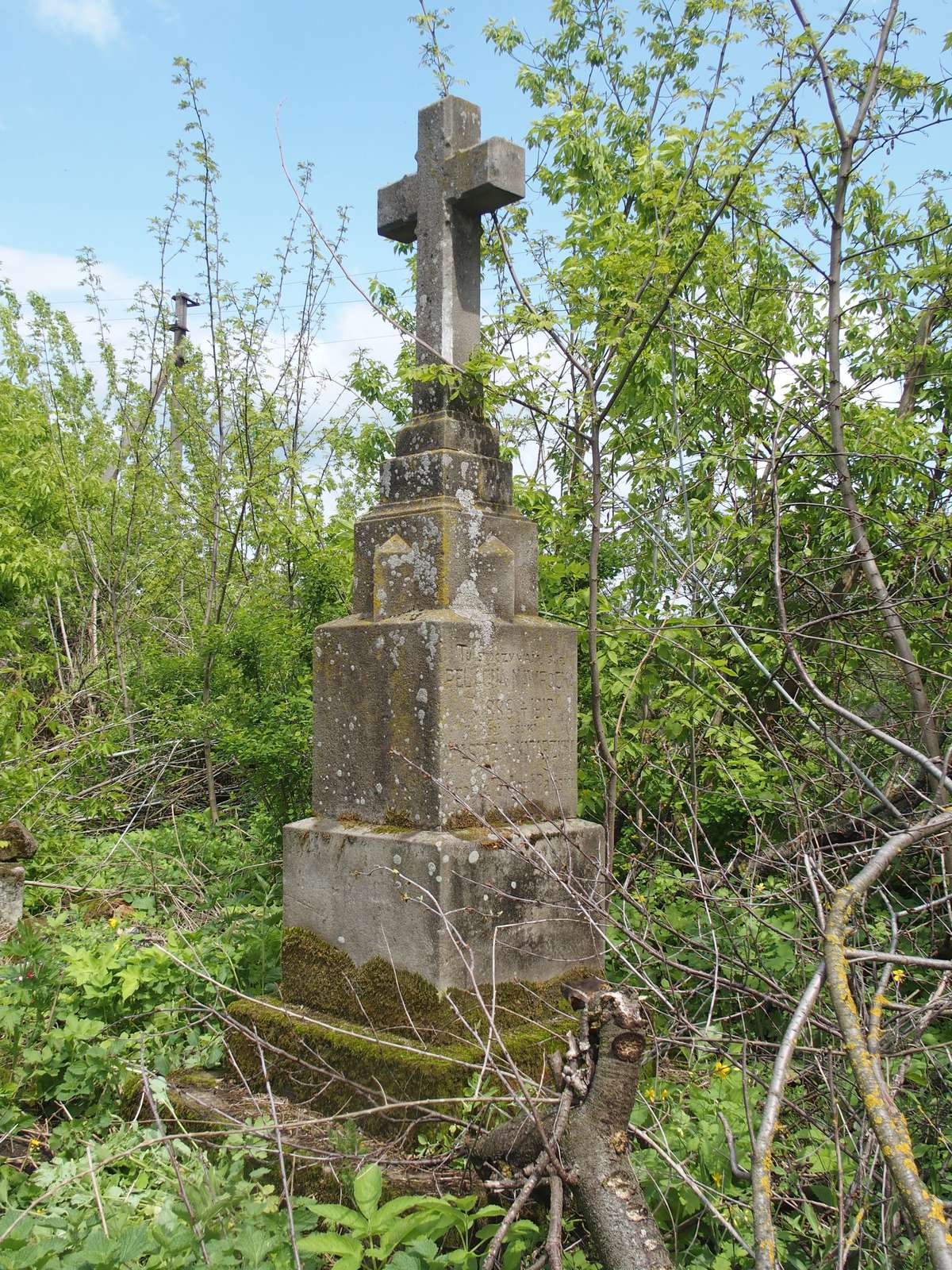 Tombstone of Pelagia Nawrocki, Toki cemetery, 2019