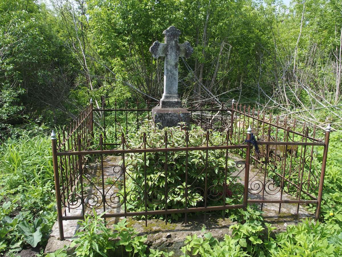 Tombstone of Antoni, Piotr and Zygmunt Hipolit, Toki cemetery, 2019