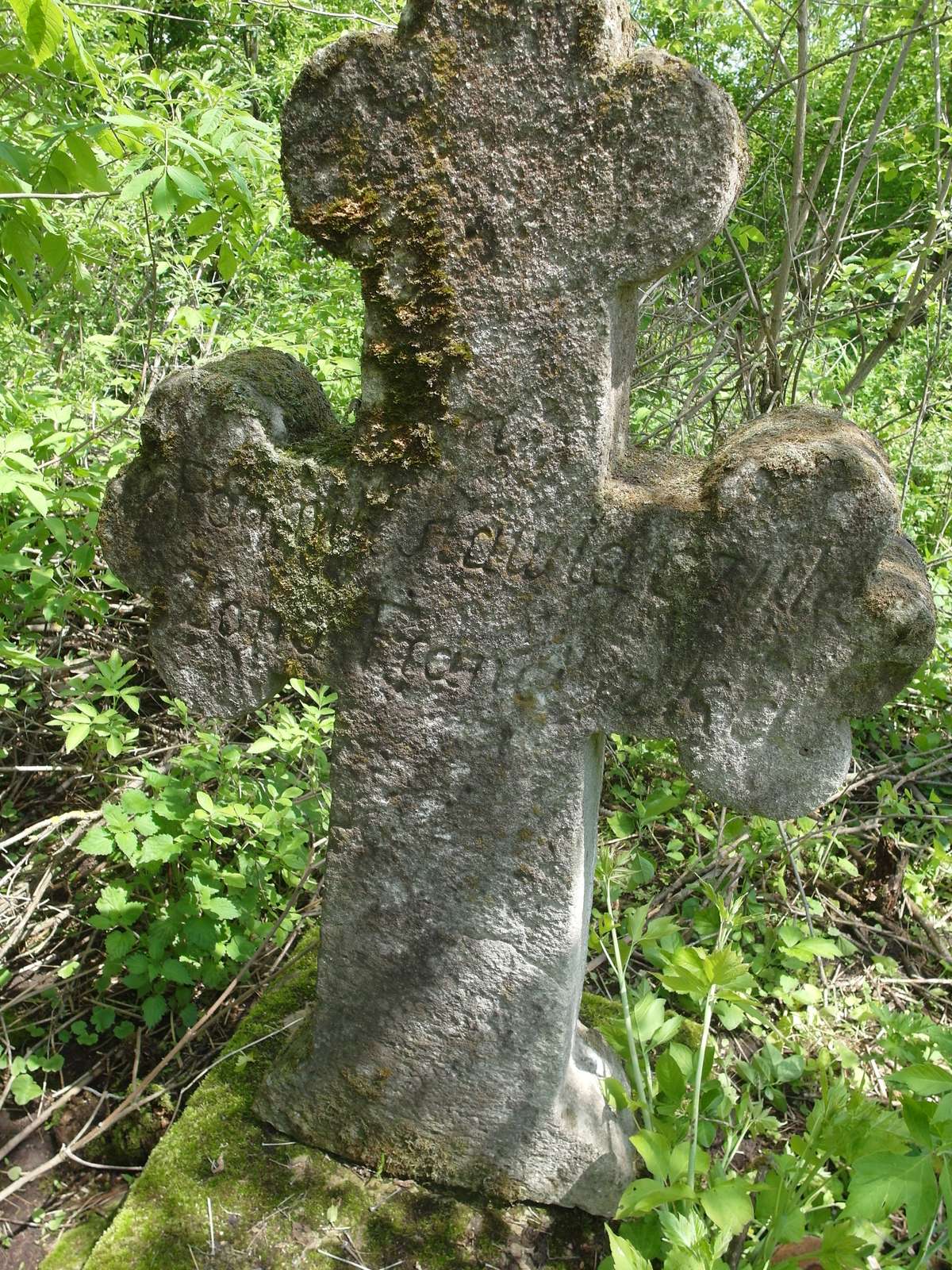 Nagrobek Józefa Borowskiego, cmentarz w Tokach, 2019