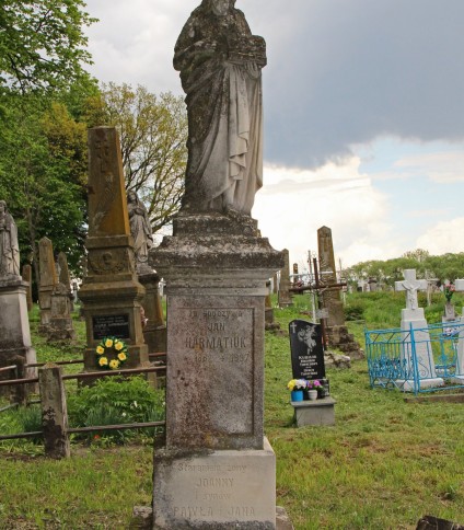 Nagrobek Jana Hermatiuka, cmentarz w Stryjówce