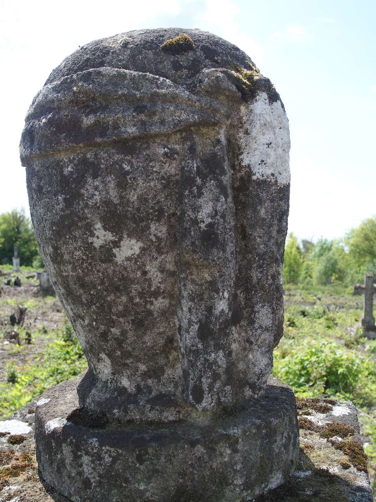 Fragment of a tombstone of Gertruda Krzyżanowska, Czernielow Mazowiecki cemetery, cemetery 1