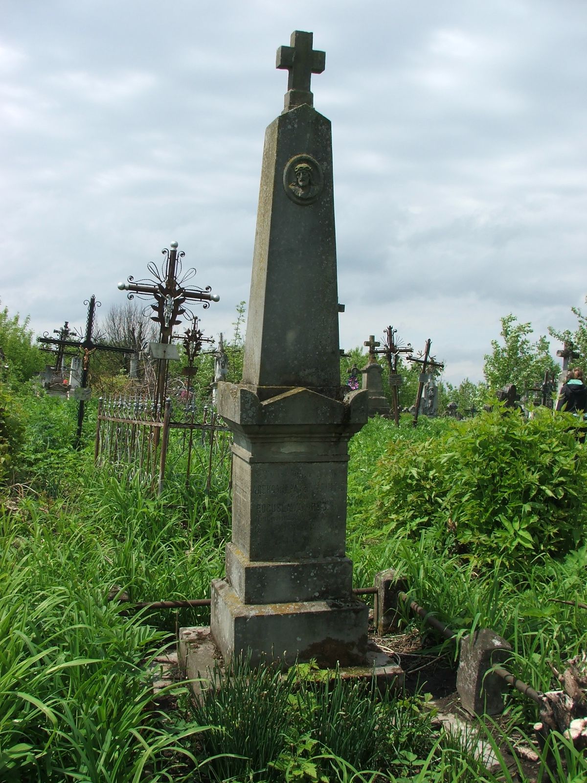 Tombstone of Василь Литвин, Оляна Литвин, Александра Флiнтiв and Микита Полiщук, Toki cemetery, 2019