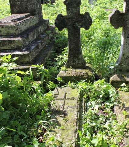 Nagrobek Marii Dziedzic, cmentarz w Opryłowcach