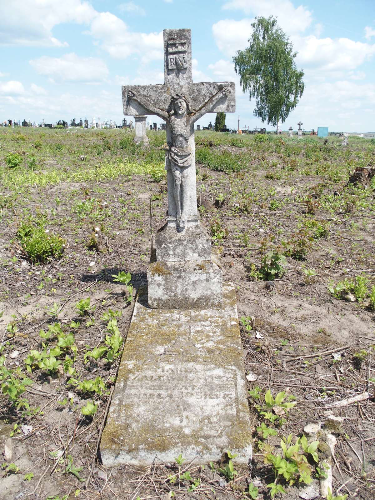 Nagrobek Marii Zalewskiej, cmentarz w Czernielowie Mazowieckim, cmentarz 1