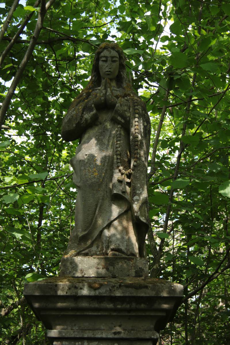 Fragment of Maria Blaszkiewicz's tombstone, Czernielow Mazowiecki cemetery, cemetery 1