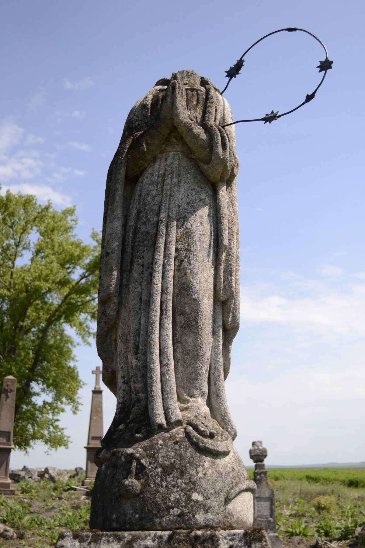 Fragment of Maria Kozlowska's tombstone, Czernielow Mazowiecki cemetery, cemetery 1