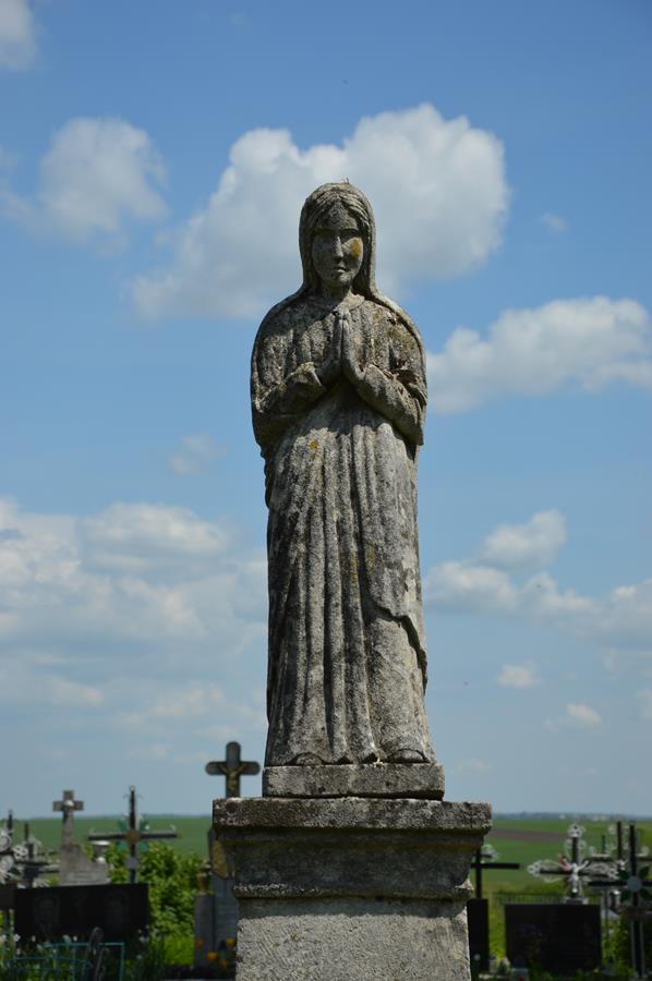 fragment of Maria Babij's tombstone, Czernielow Mazowiecki cemetery, cemetery 1