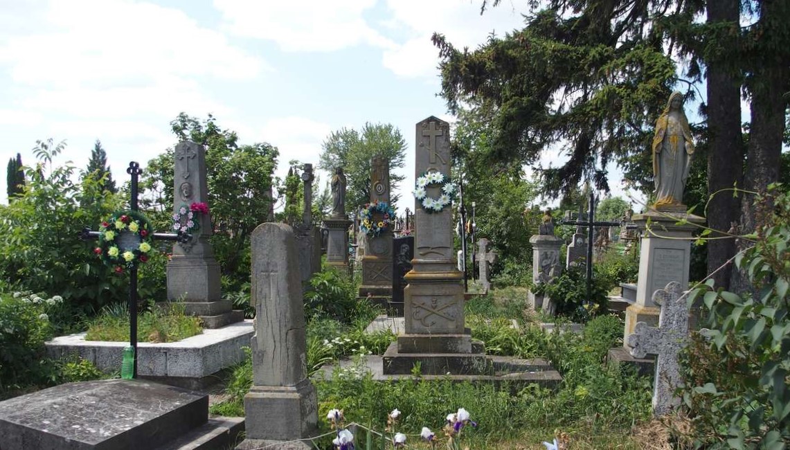 View of the cemetery, cemetery in Berezovica Wielka I