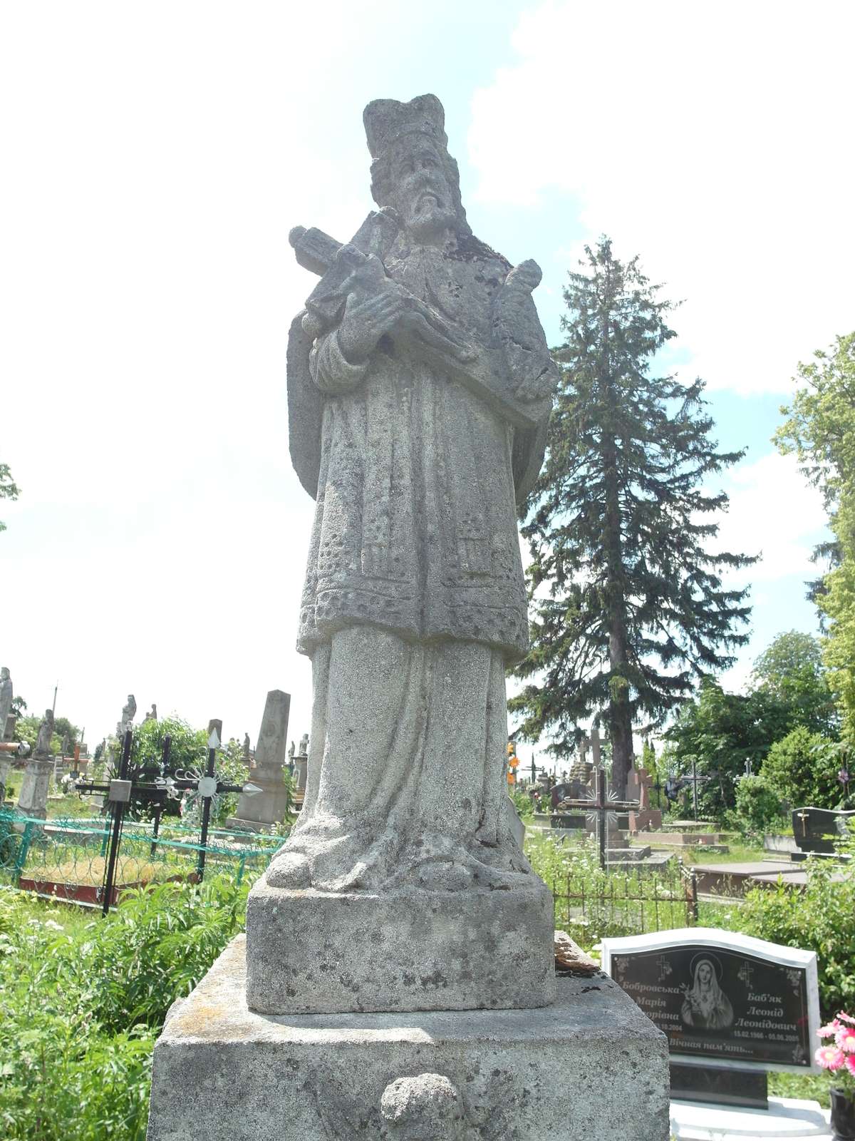 Tombstone of Jan Kierniczy, cemetery in Berezovka Wielka I