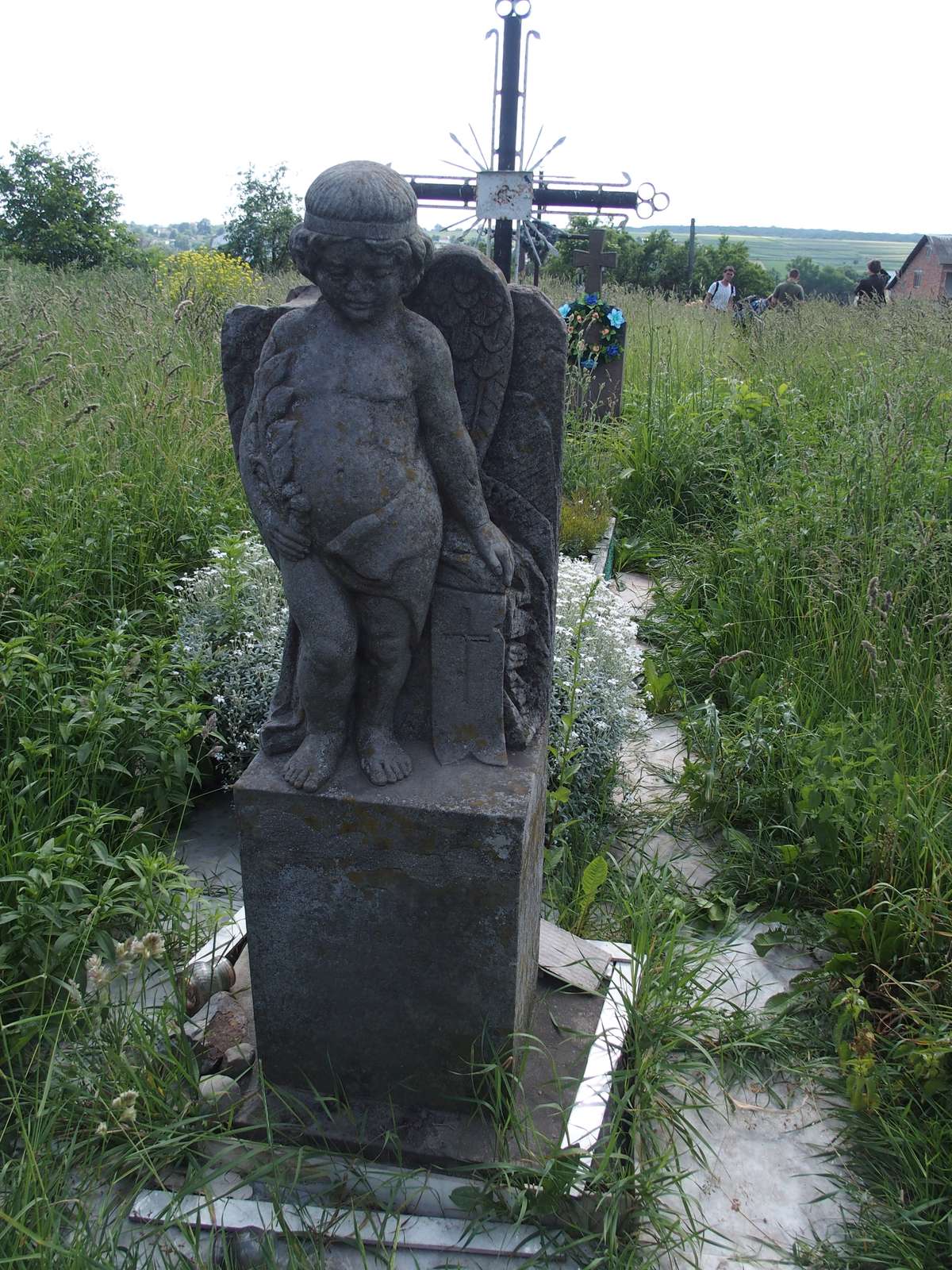 Tombstone of Lech Shupoval, cemetery in Berezovka Wielka II