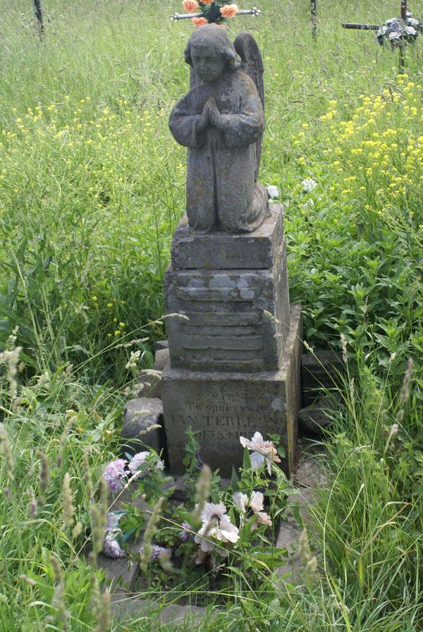 Nagrobek Jana Terleckiego, cmentarz w Berezownicy Wielkiej II