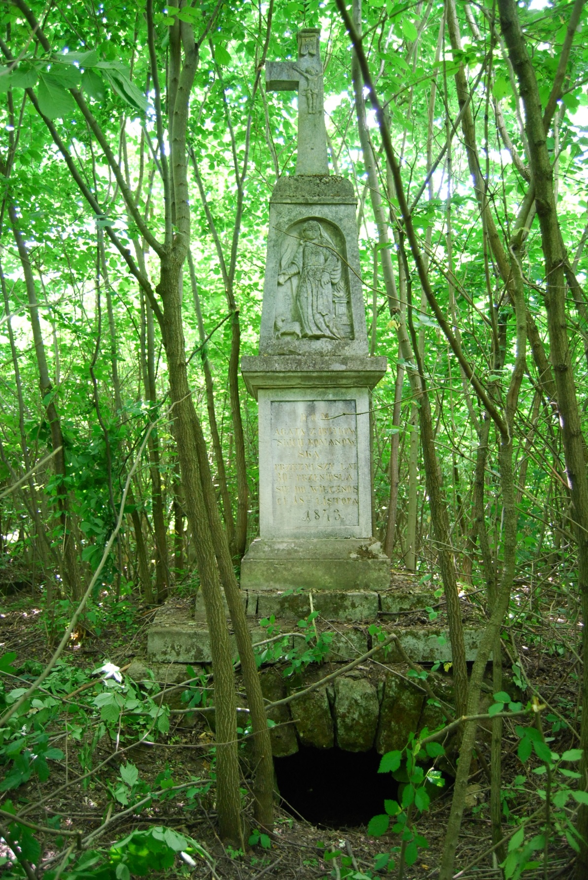 Tomb of Agata Romanowska, Petrykovo cemetery