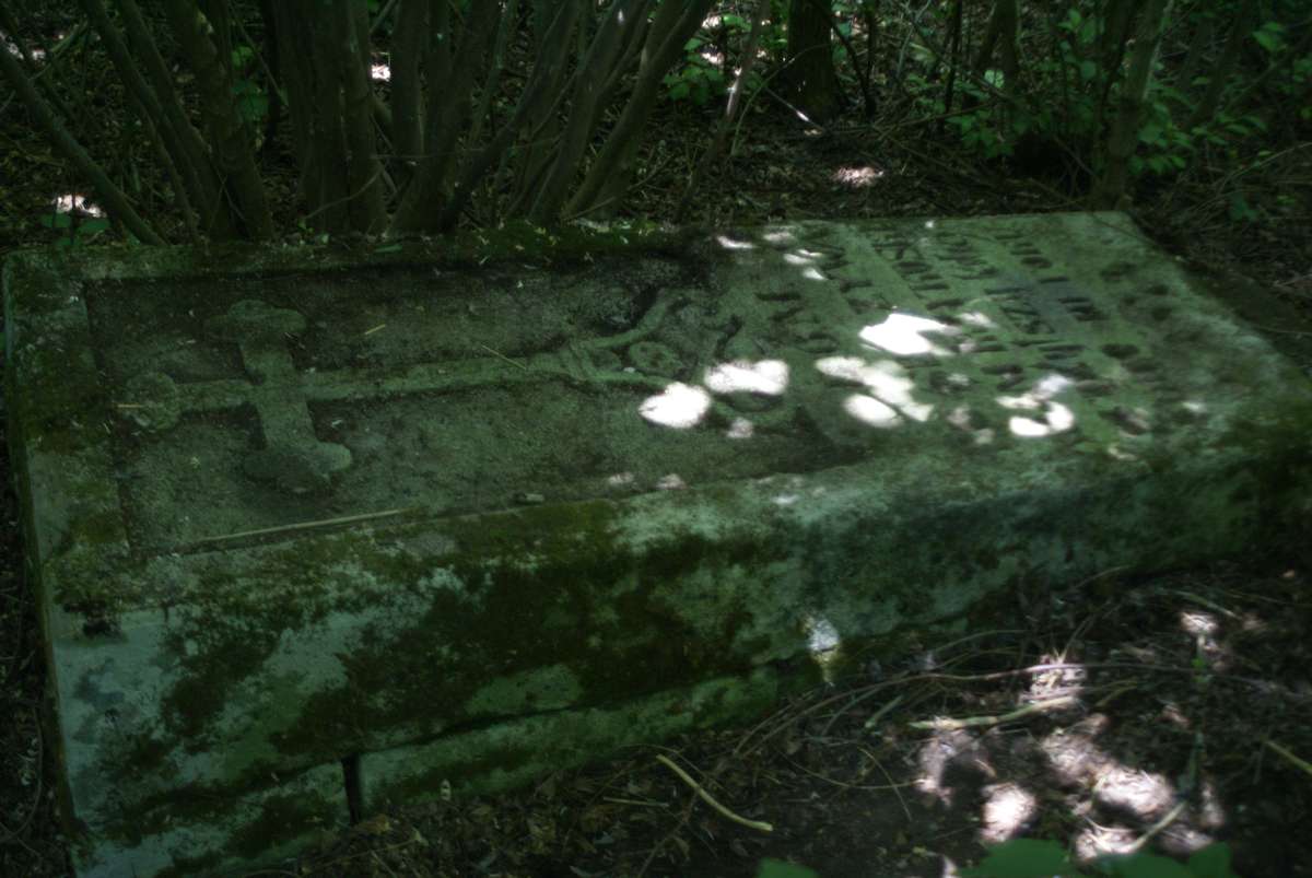 Tombstone of Adam Irzykoski, Petrykovo cemetery