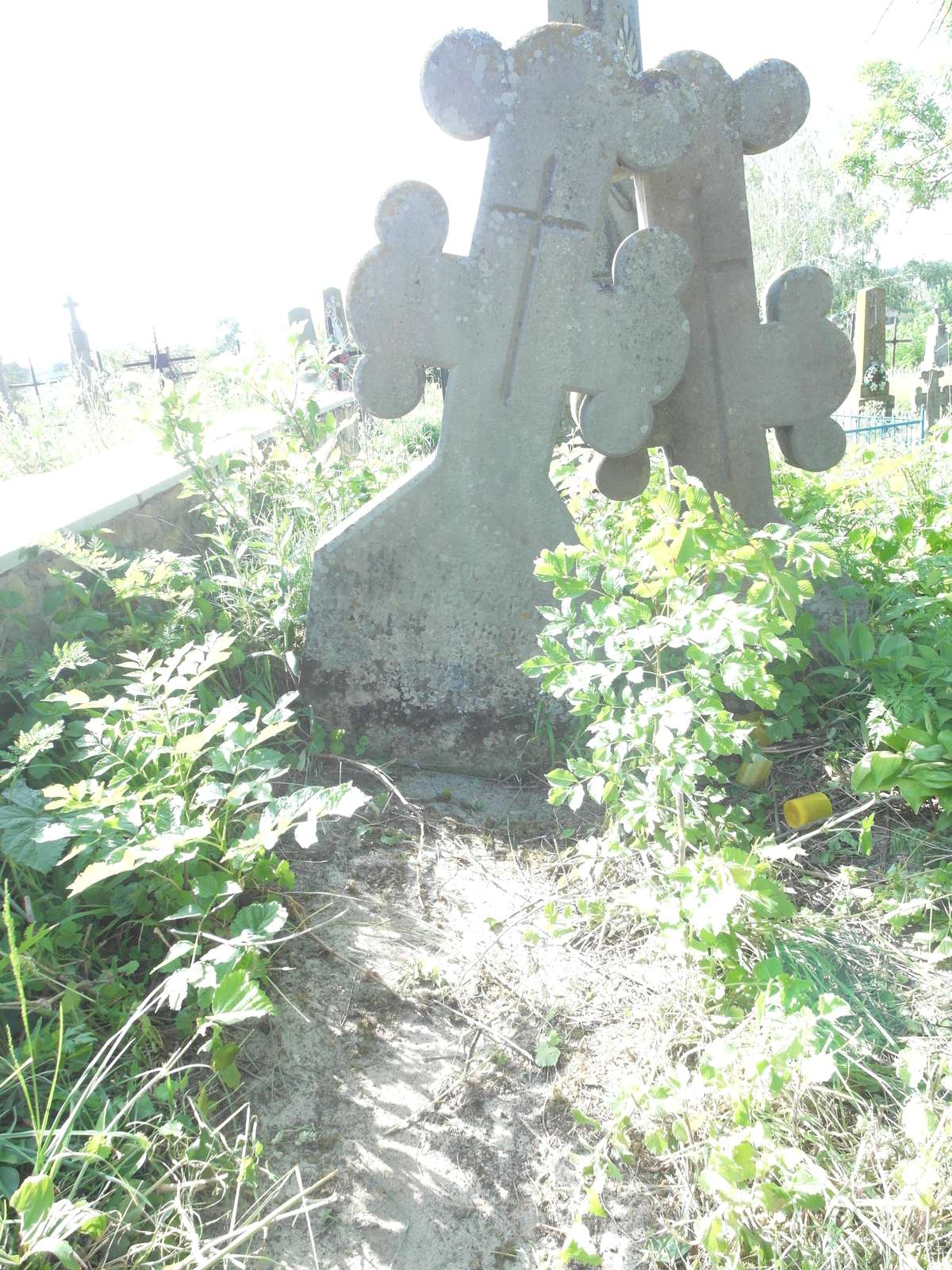 Tombstone of Michał Szypolt, cemetery in Zaścianka