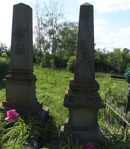 Nagrobek Franciszka Bendasa, cmentarz w Zaściance