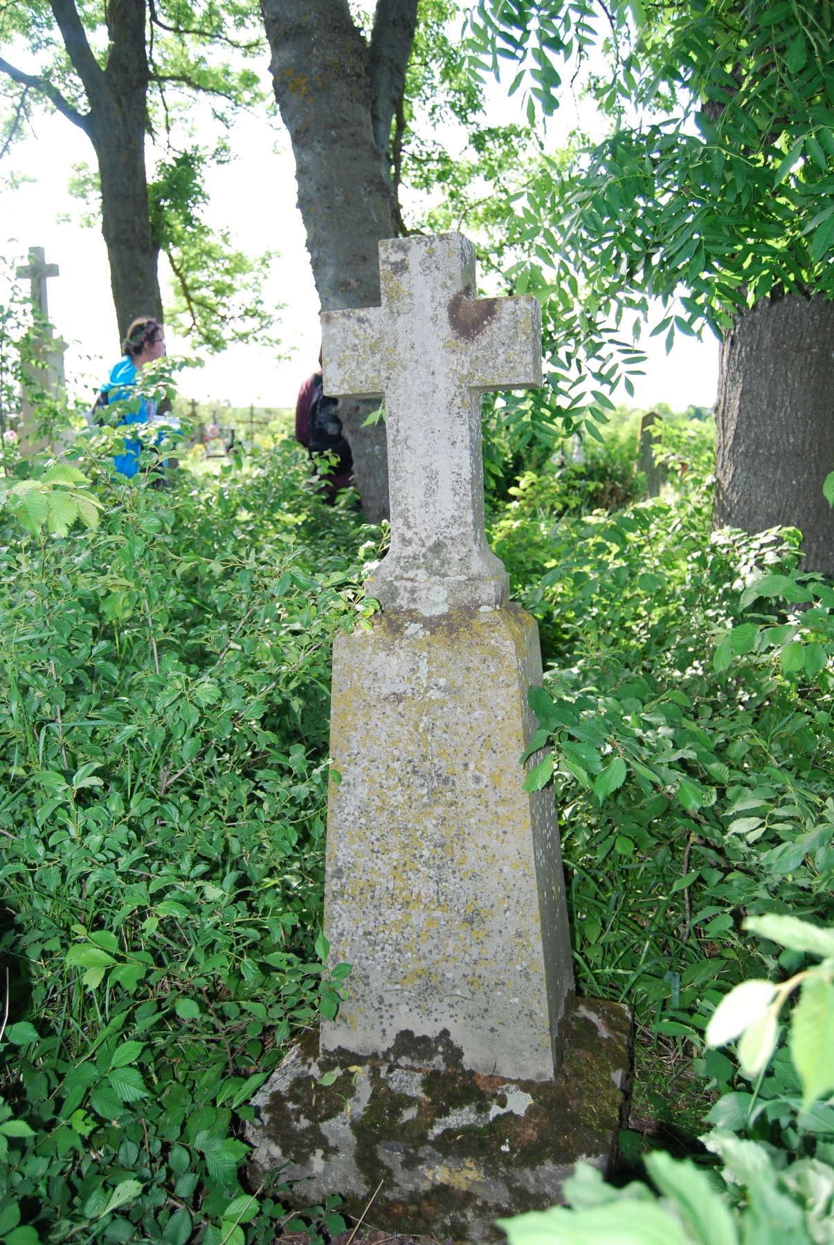 Tombstone of Stanisław Szyport, cemetery in Zaścianka