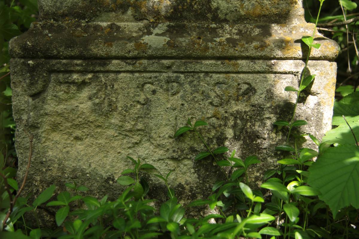 Inscription from the gravestone of N.N. Jasinska, Czernielow Mazowiecki cemetery, cemetery 1