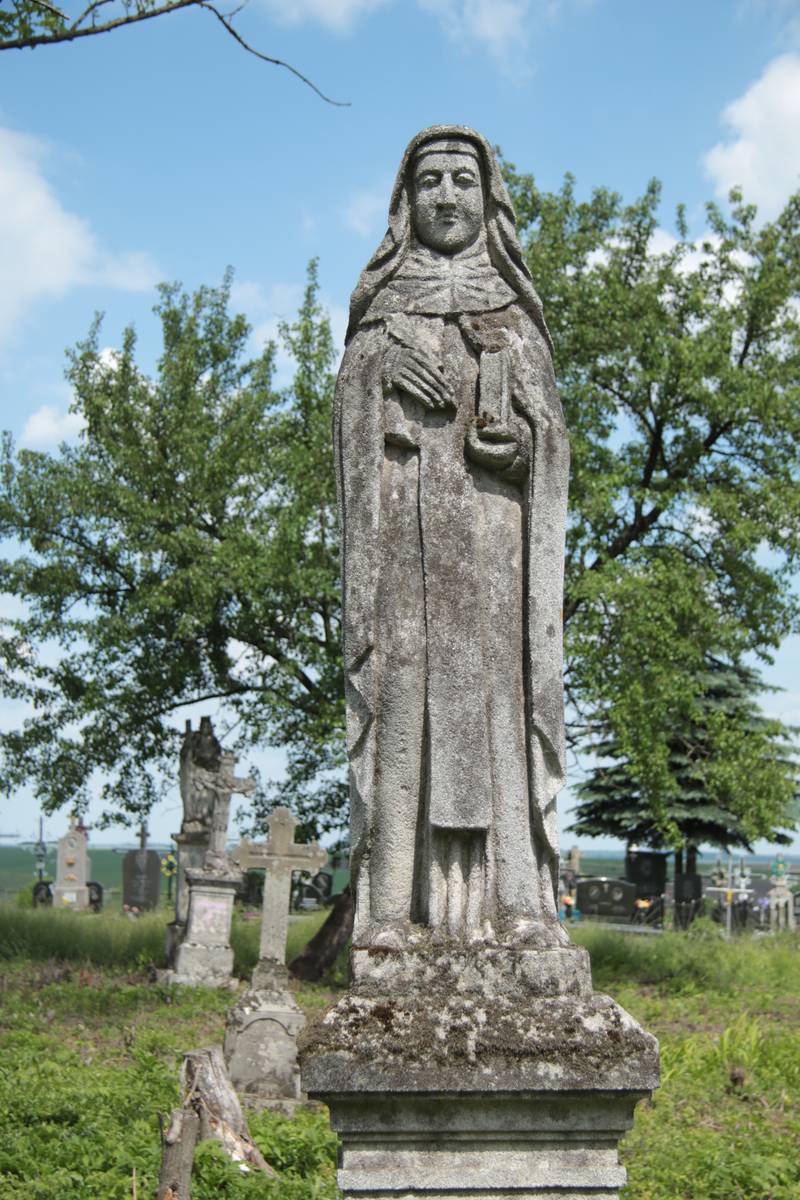 Fragment of a gravestone of Teresa Bartnik, Czernielow Mazowiecki cemetery, cemetery 1