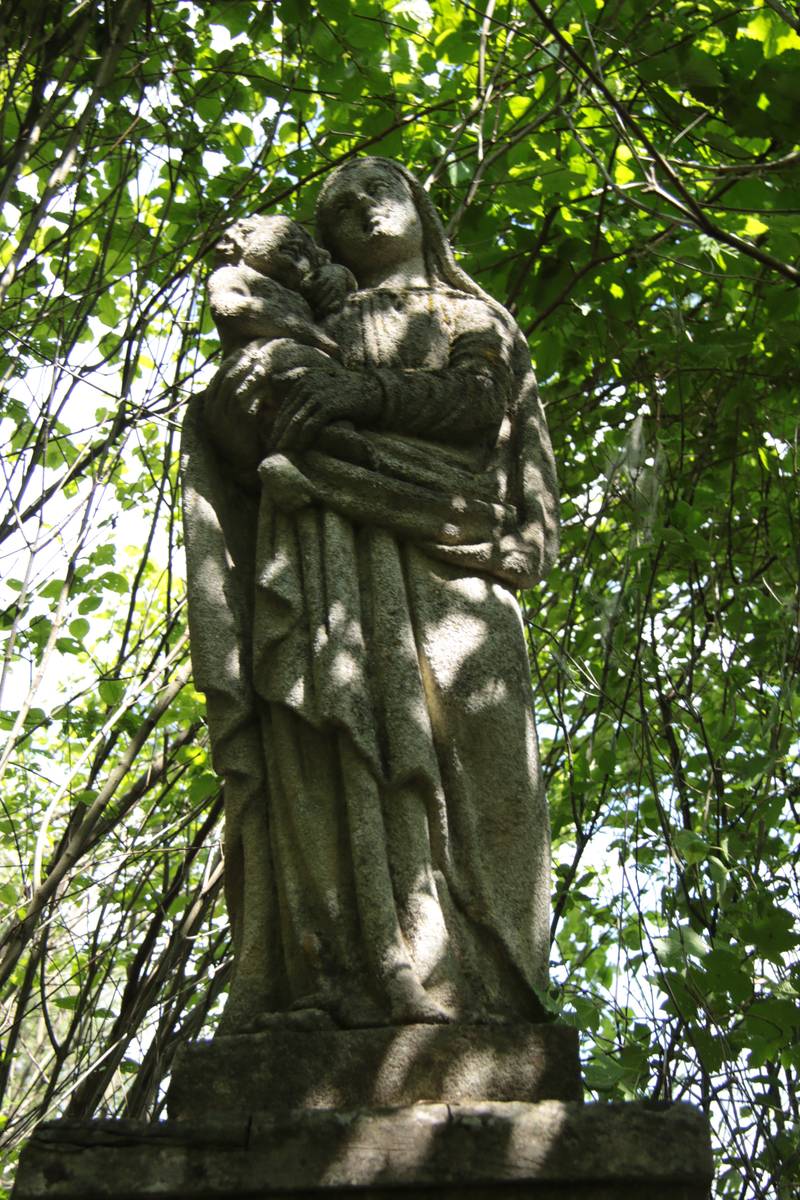 Fragment of Maria Piotrowska's tombstone, Czernielow Mazowiecki cemetery, cemetery 1