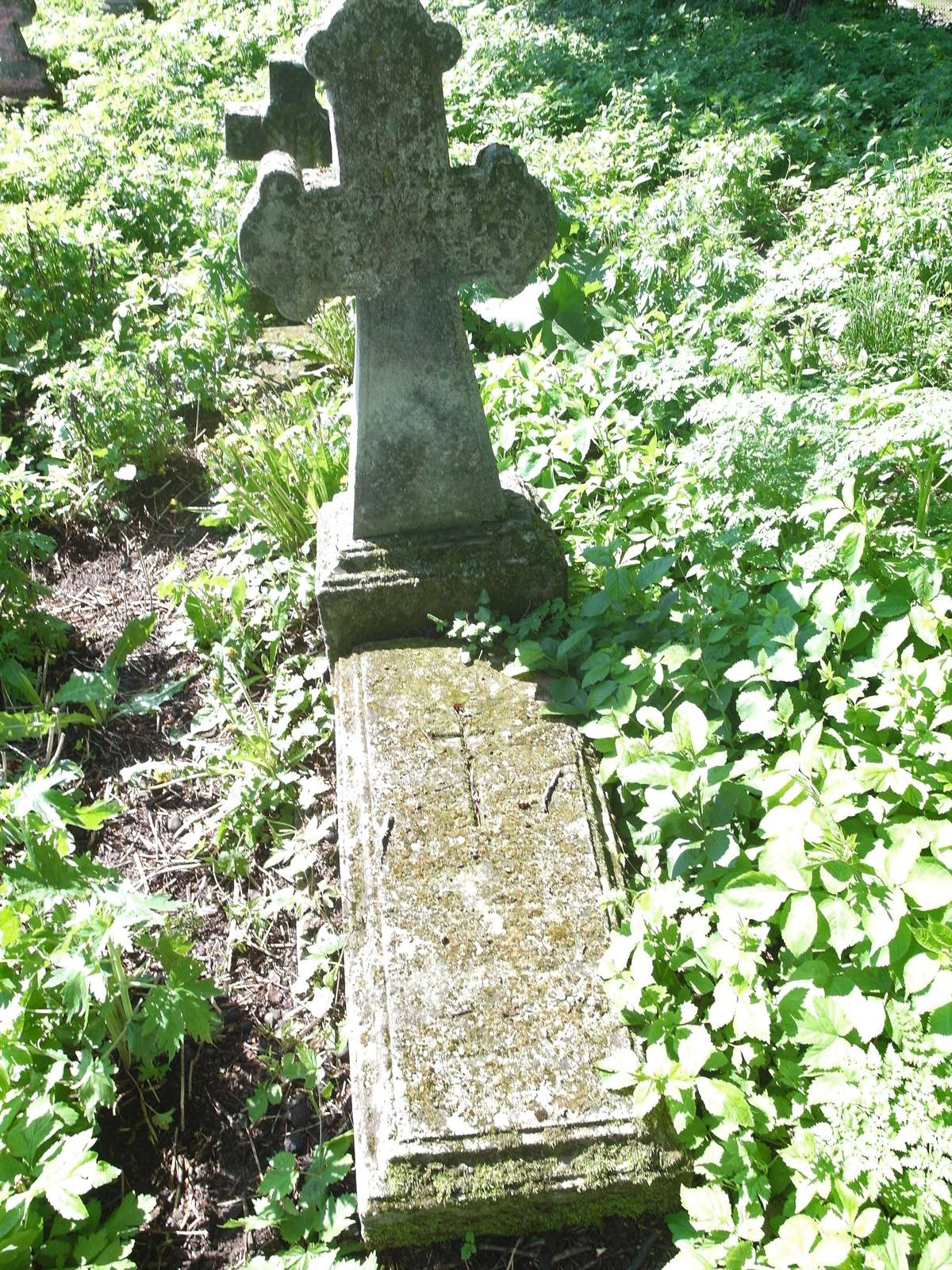 Tombstone of Franciszek Wierzegi, cemetery in Oprylovce