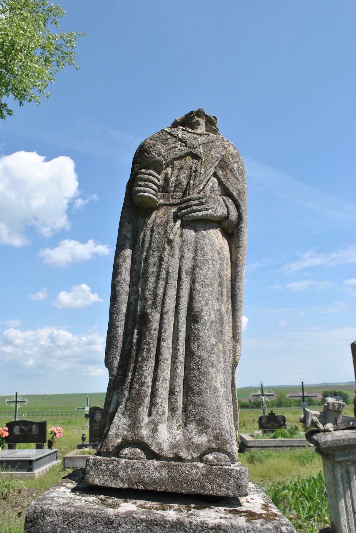 Tombstone of Barbara Łohyn, Czernielow Mazowiecki cemetery, cemetery 1