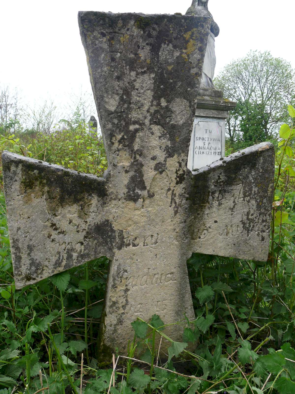 Tombstone of N.N., cemetery in Oprylovce