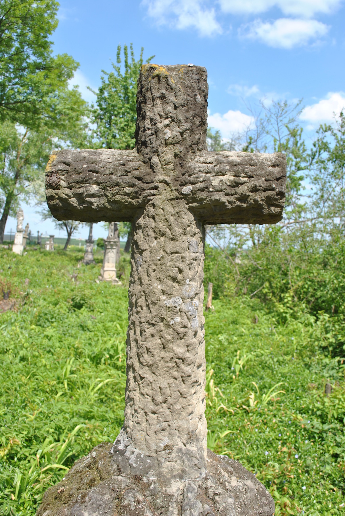 Fragment of a tombstone of Wincenty Rejfur, Czernielow Mazowiecki cemetery, cemetery 1