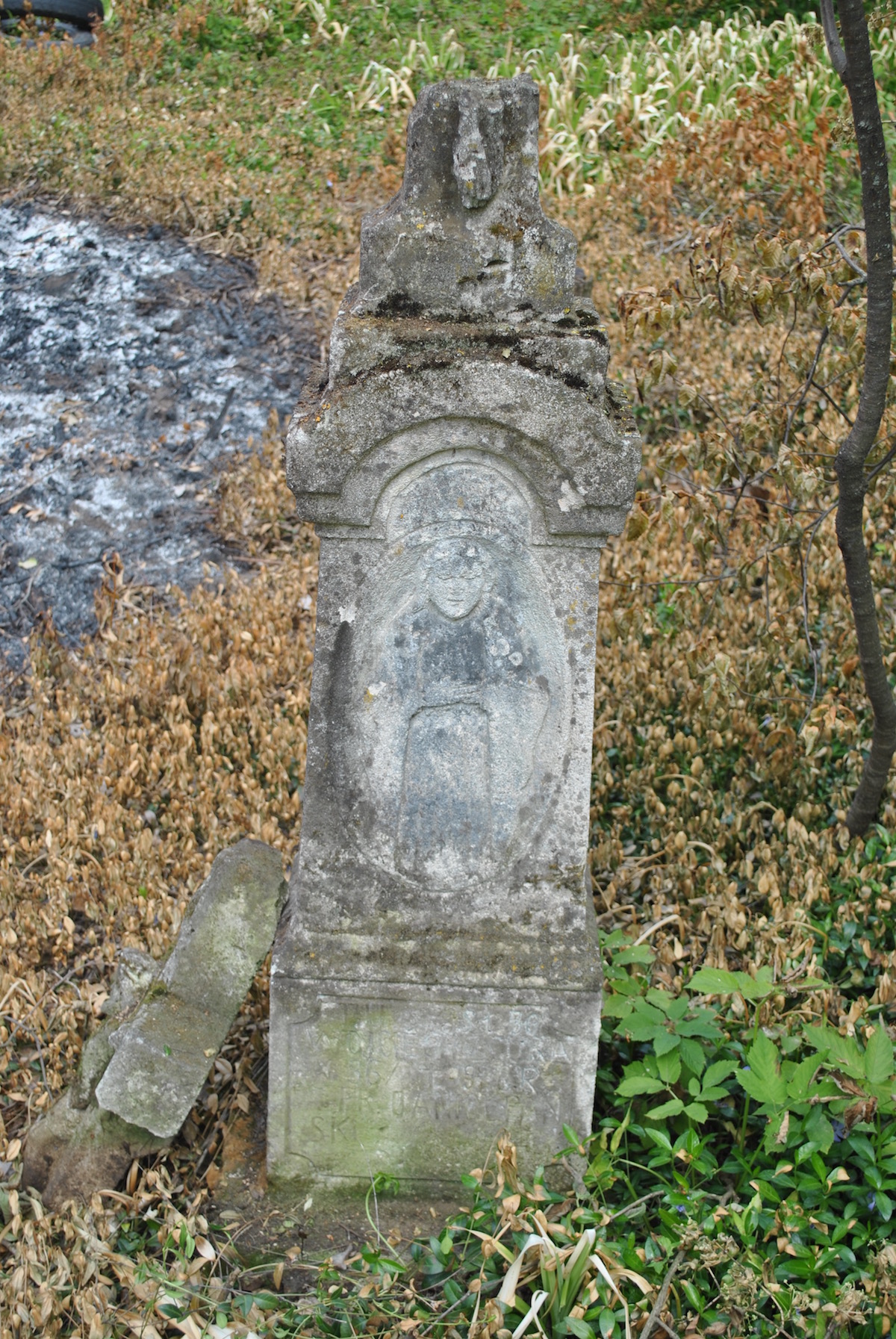 Tombstone of Wojciech Zgura, Czernielow Mazowiecki cemetery, cemetery 1