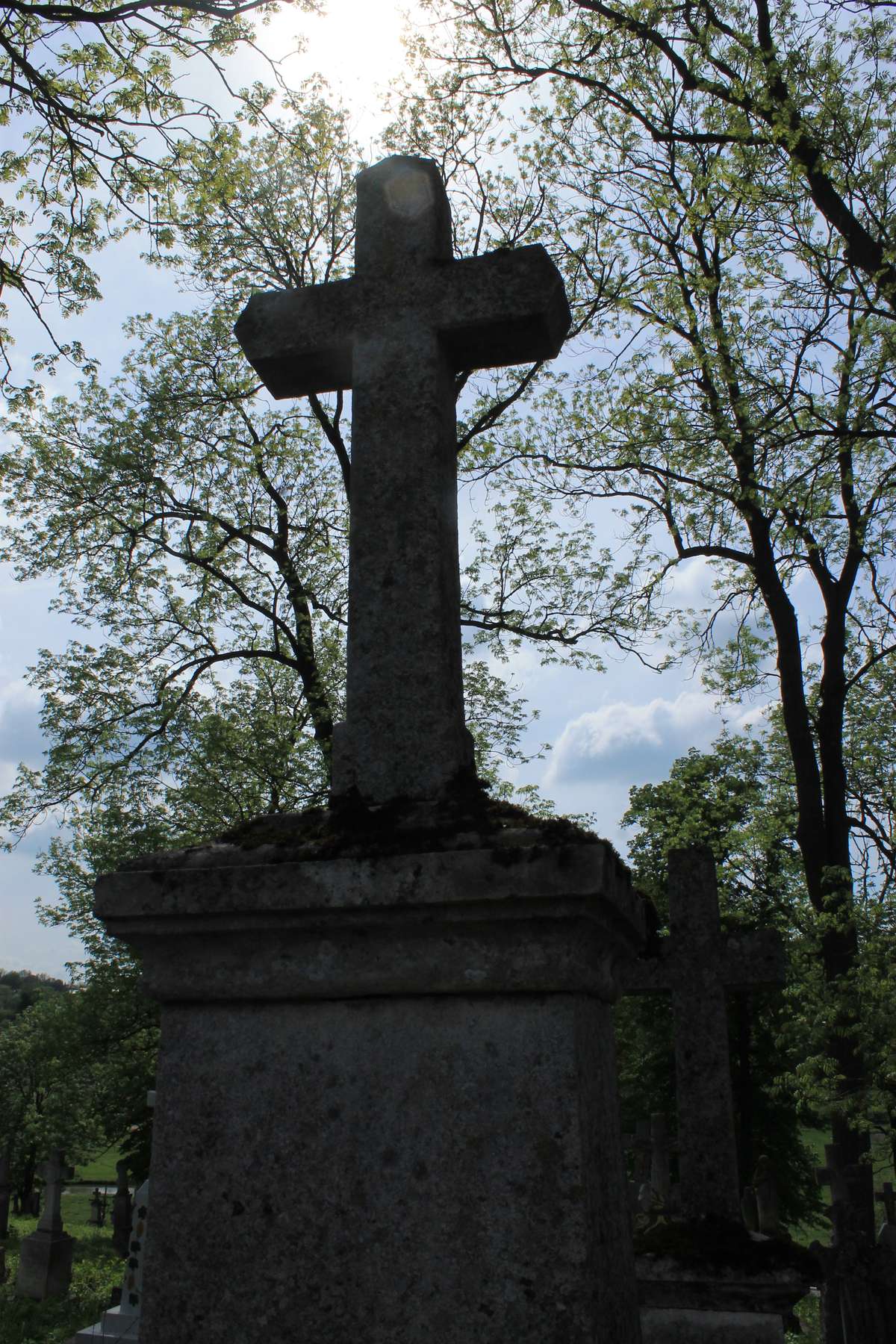 Tombstone of Jan Freindorf, Chernivtsi cemetery, 2019