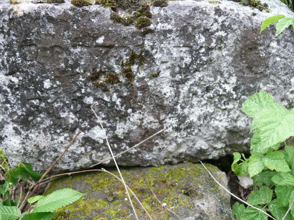 Inscription on the gravestone of N.N, Szelpaki cemetery