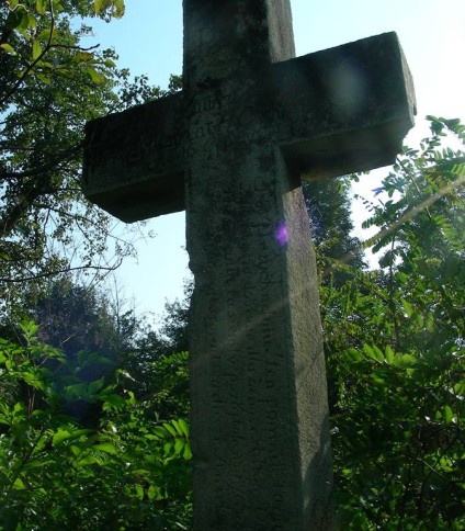 Nagrobek Wawrzyńca Niżyńskiego, cmentarz w Jeziorzanach, stan z 2006