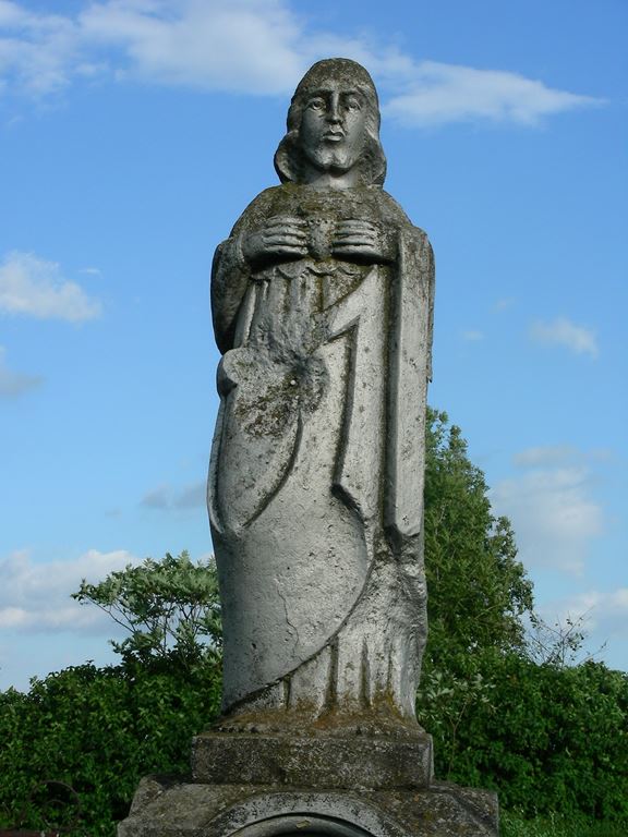 Tombstone of Ludwik Nowakowski, cemetery in Dobropol, state from 2006