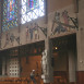 Photo montrant \"Stations of the Cross\" by Jan Lambert-Rucki in the church of Sainte-Therèse in Boulogne-Billancourt