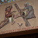 Fotografia przedstawiająca \"Stations of the Cross\" by Jan Lambert-Rucki in the church of Sainte-Therèse in Boulogne-Billancourt