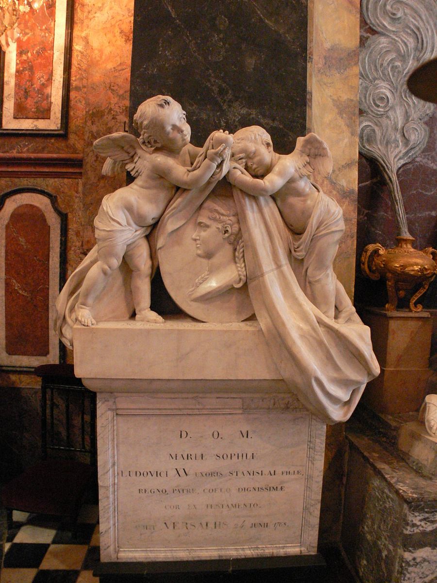 Memorial of the heart of Marie Leszczynska in the church of Notre-Dame de Bonsecours in Nancy